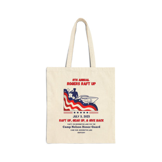 2025 Rogers Raft Up Cotton Canvas Tote Bag