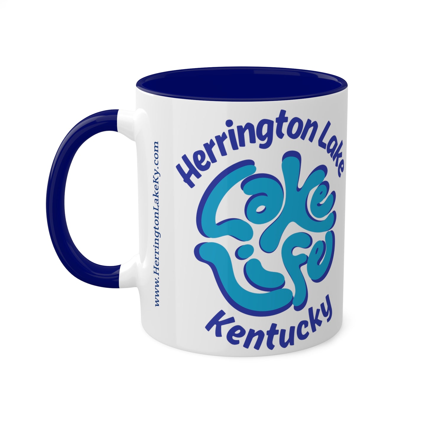 Herrington "Lake Life" Colorful Accent Mugs, 11oz