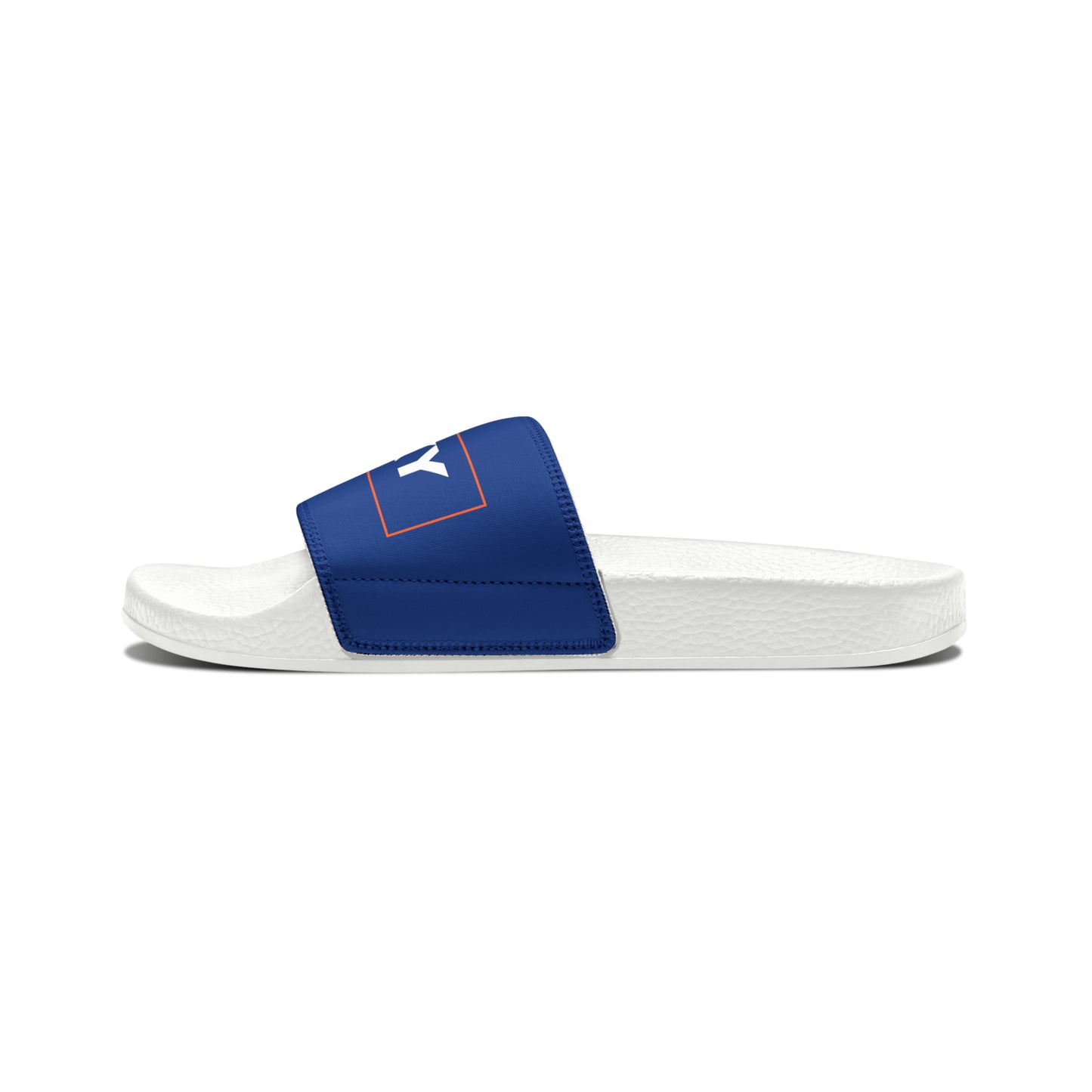 Women's HLKY Logo Slide Sandals, Dark Blue