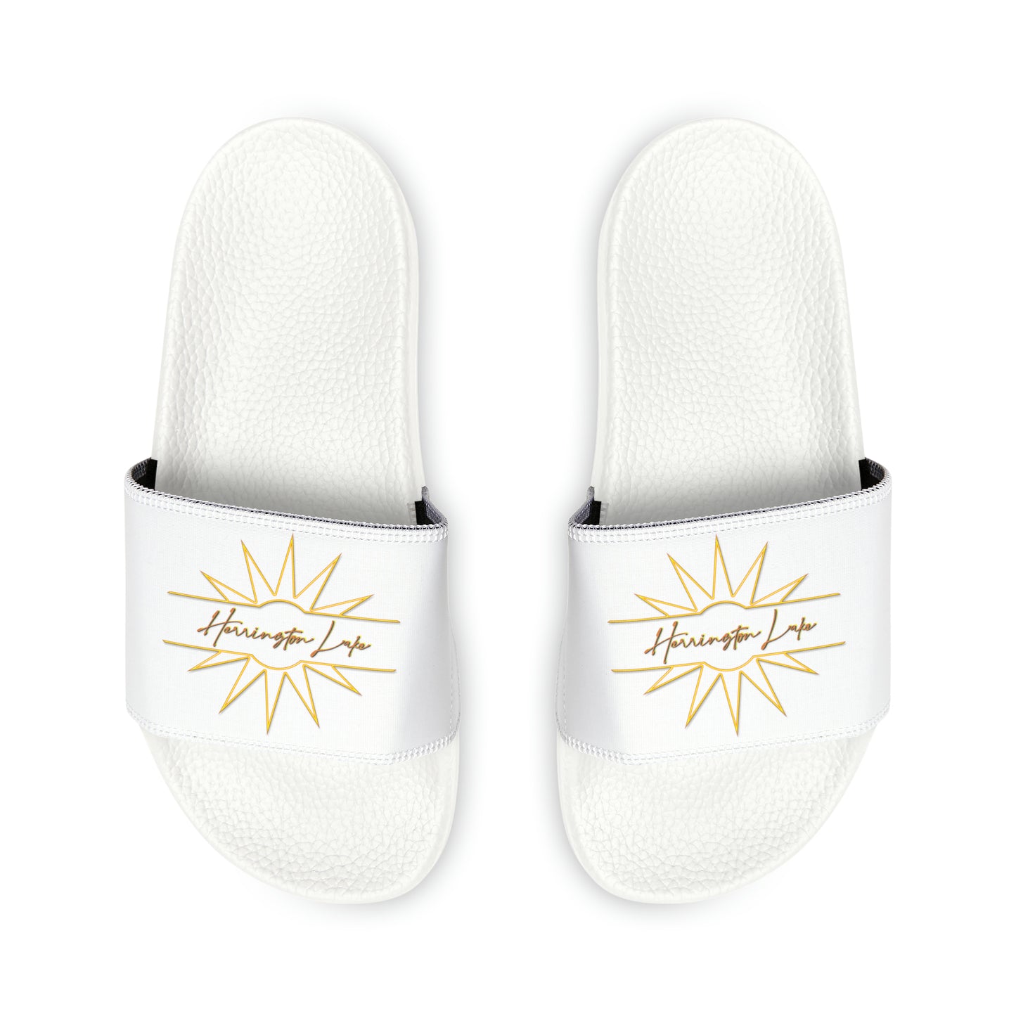 Youth HLKY Sunburst Slide Sandals, White