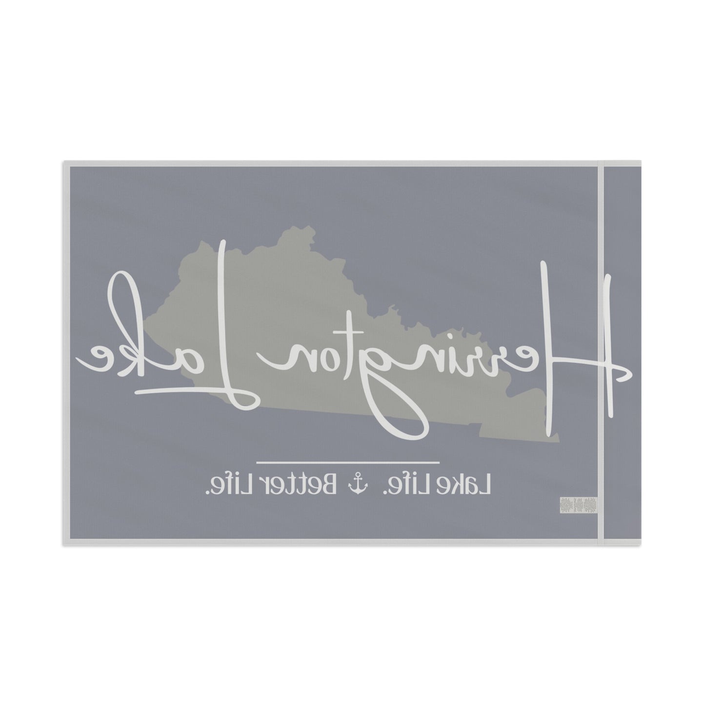 Herrington Lake Signature Collection Flag - Blue