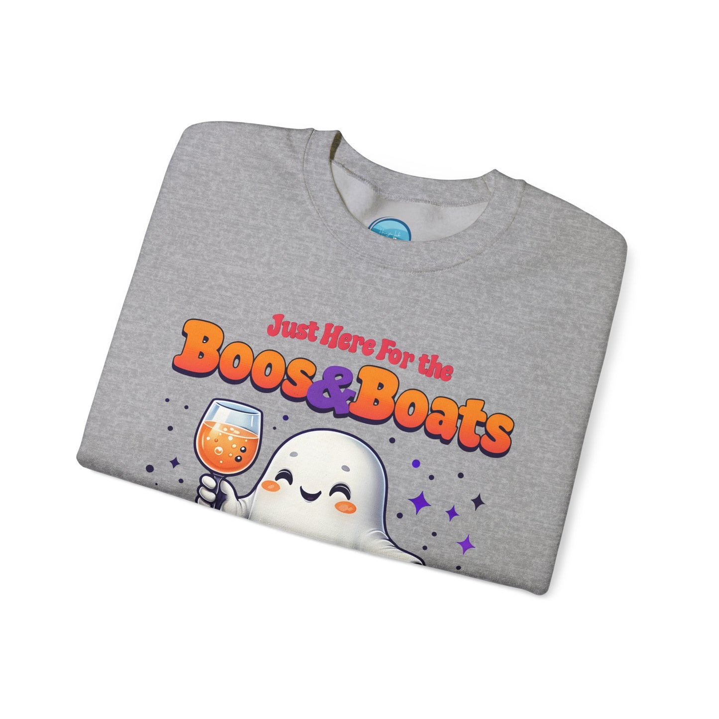 "Just Here For The Booze & Boats" Heavy Blend™ Crewneck Sweatshirt