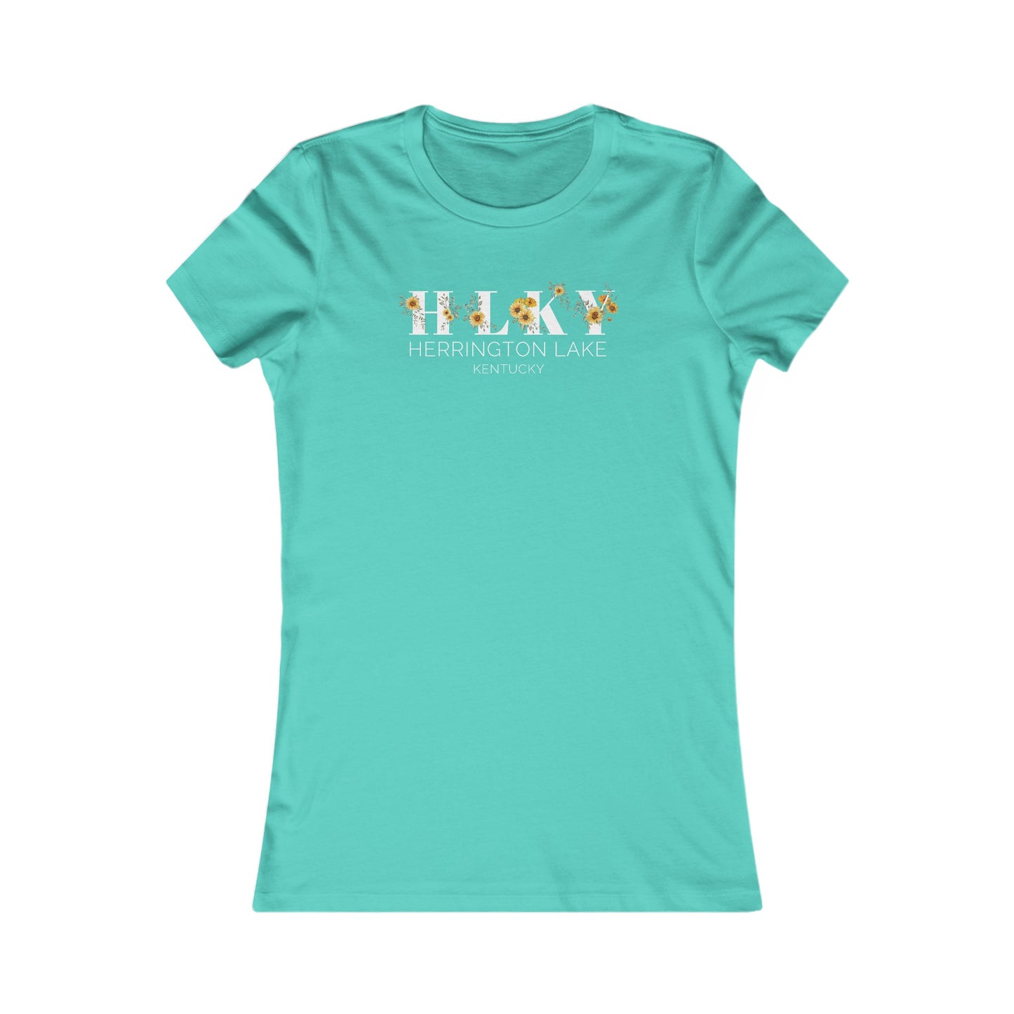 HLKY Collection Sunflowers Women's Favorite Cotton Tee