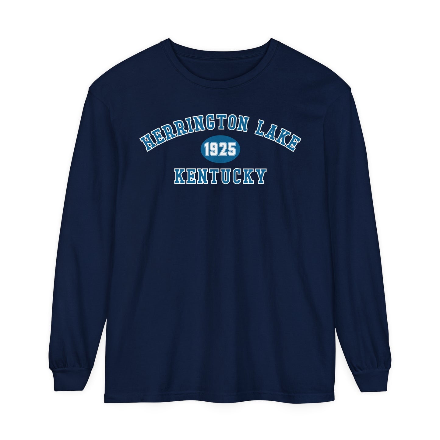 Herrington Lake "Back To School" Collegiate Collection Garment-Dyed Premium Comfort Colors™ Long Sleeve T-Shirt