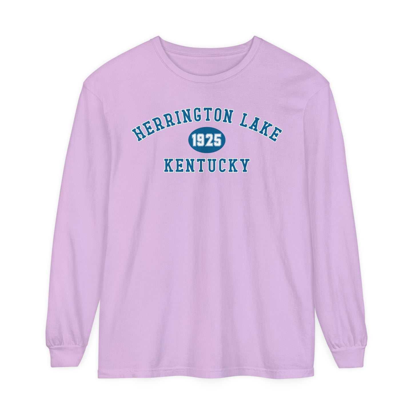 Herrington Lake Spring Pastel Collegiate Collection Garment-Dyed Premium Comfort Colors™ Long Sleeve T-Shirt