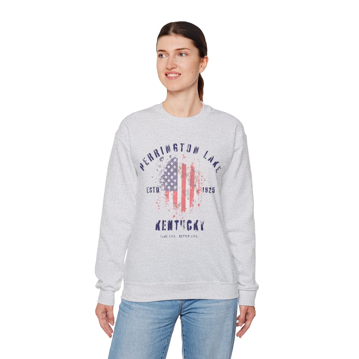 Herrington Lake Patriots Collection Unisex Heavy Blend™ Crewneck Sweatshirt