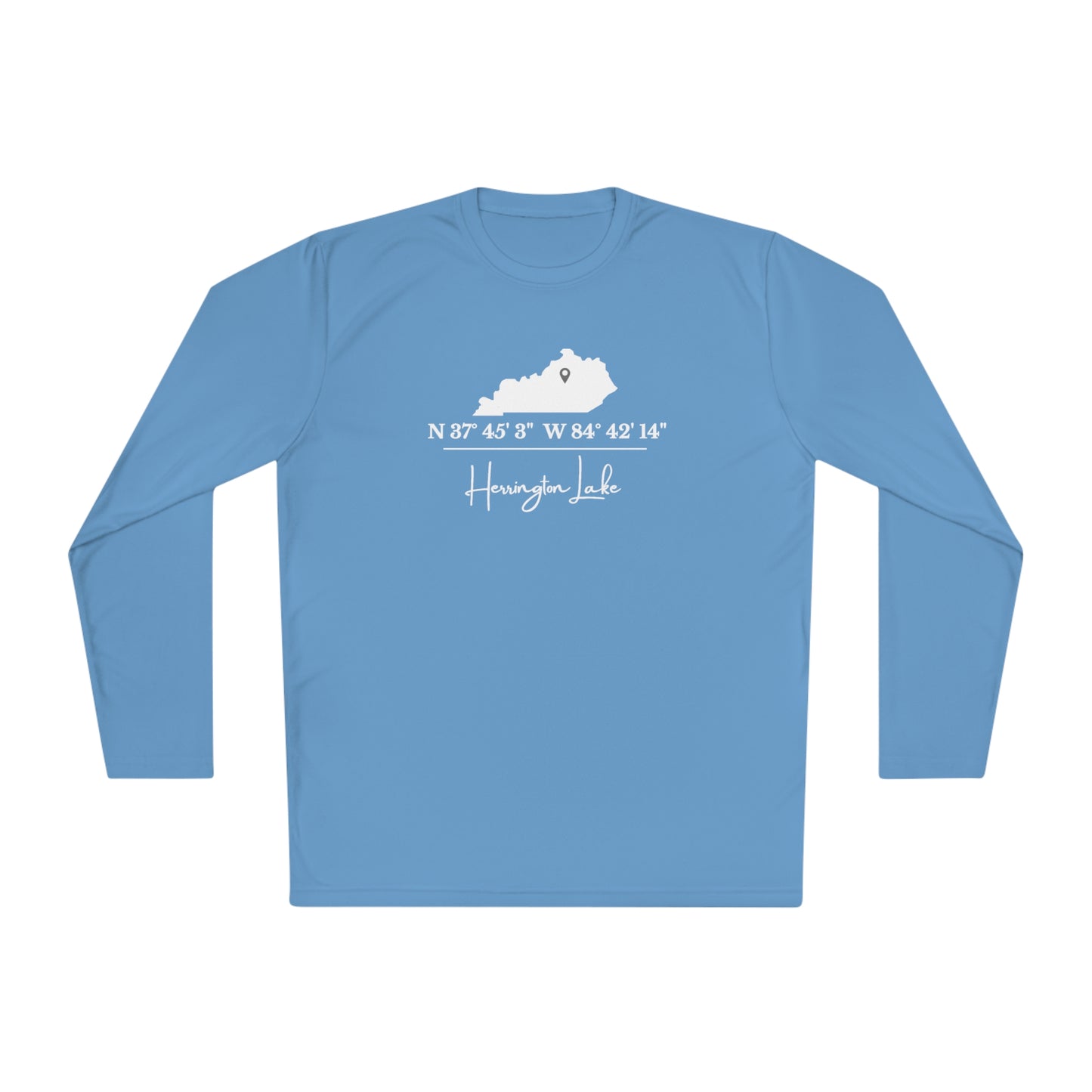 Herrington Lake Coordinates Unisex Lightweight 40 UPF Activewear Long Sleeve Tee