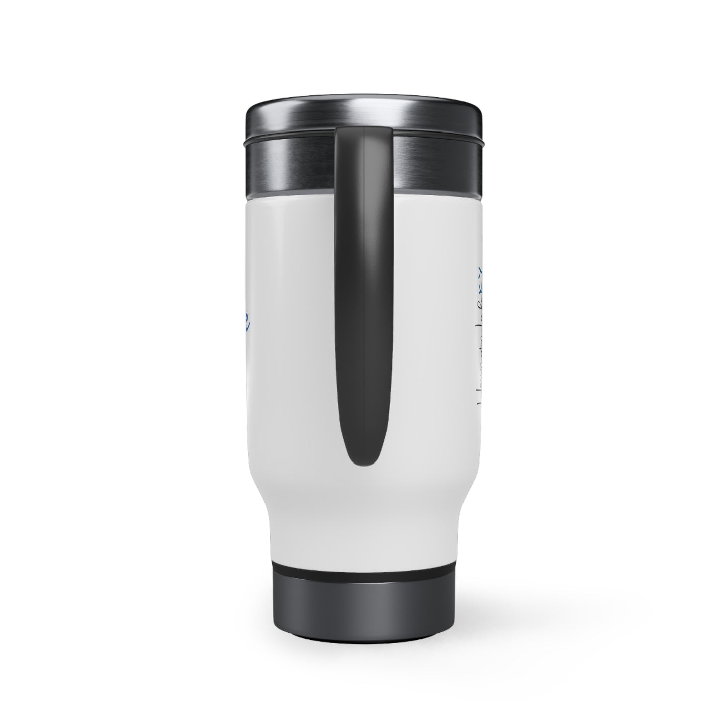Herrington Lake Signature Collection Stainless Steel Travel Mug with Handle, 14oz