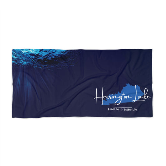 Herrington Lake Signature Collection "Under the Lake" Beach Towel