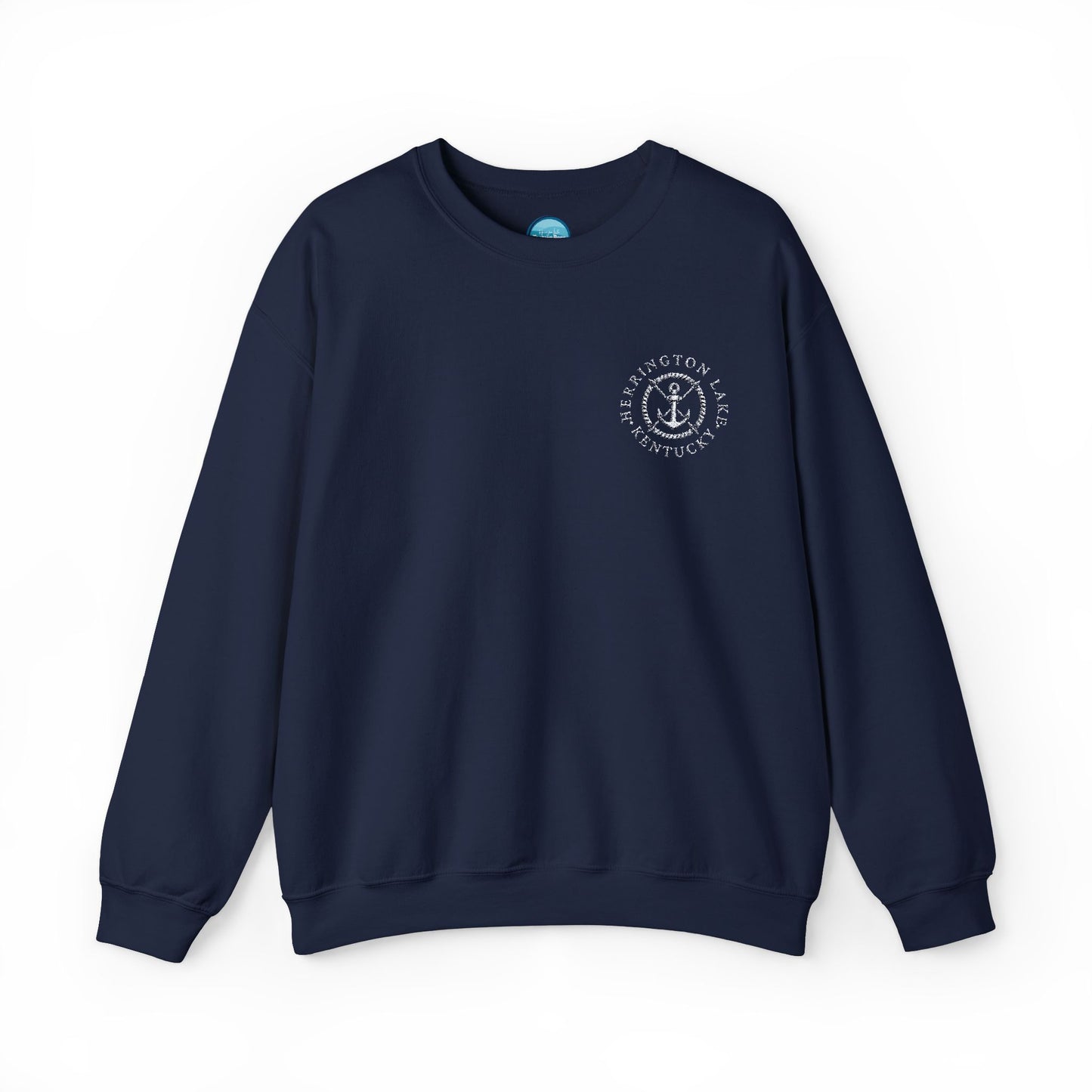 Embroidered Herrington Lake Nautical Collection Unisex Heavy Blend™ Crewneck Sweatshirt
