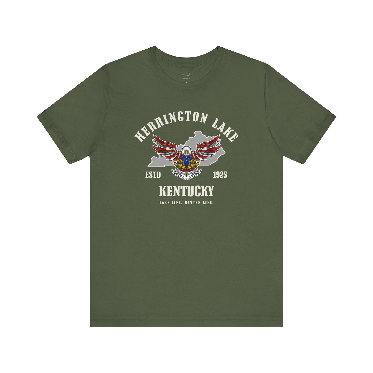 "Screaming Eagle" Herrington Lake Patriots Collection Jersey Knit Cotton Tee
