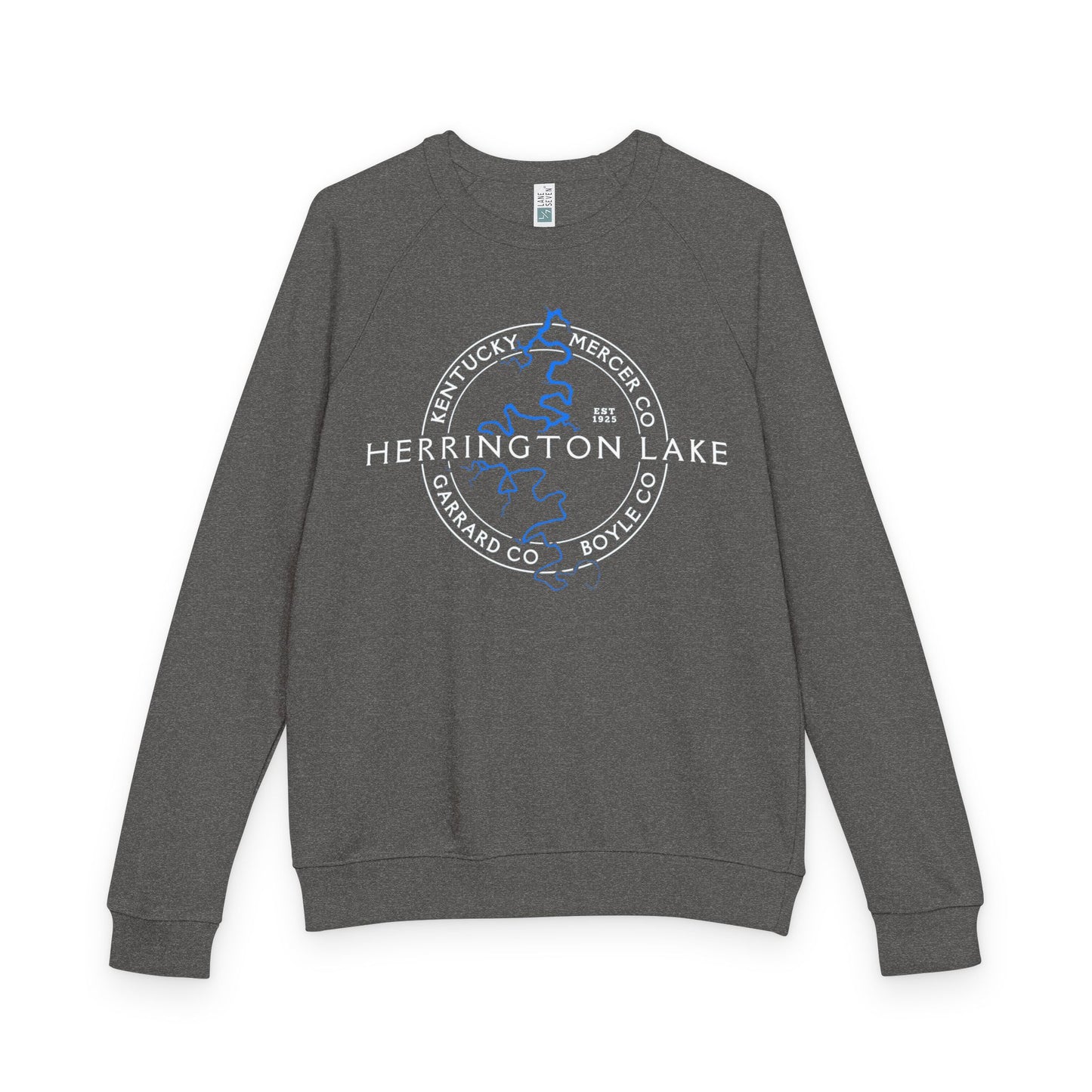 The "Classic" Herrington Lake and County Unisex French Terry Raglan Crewneck