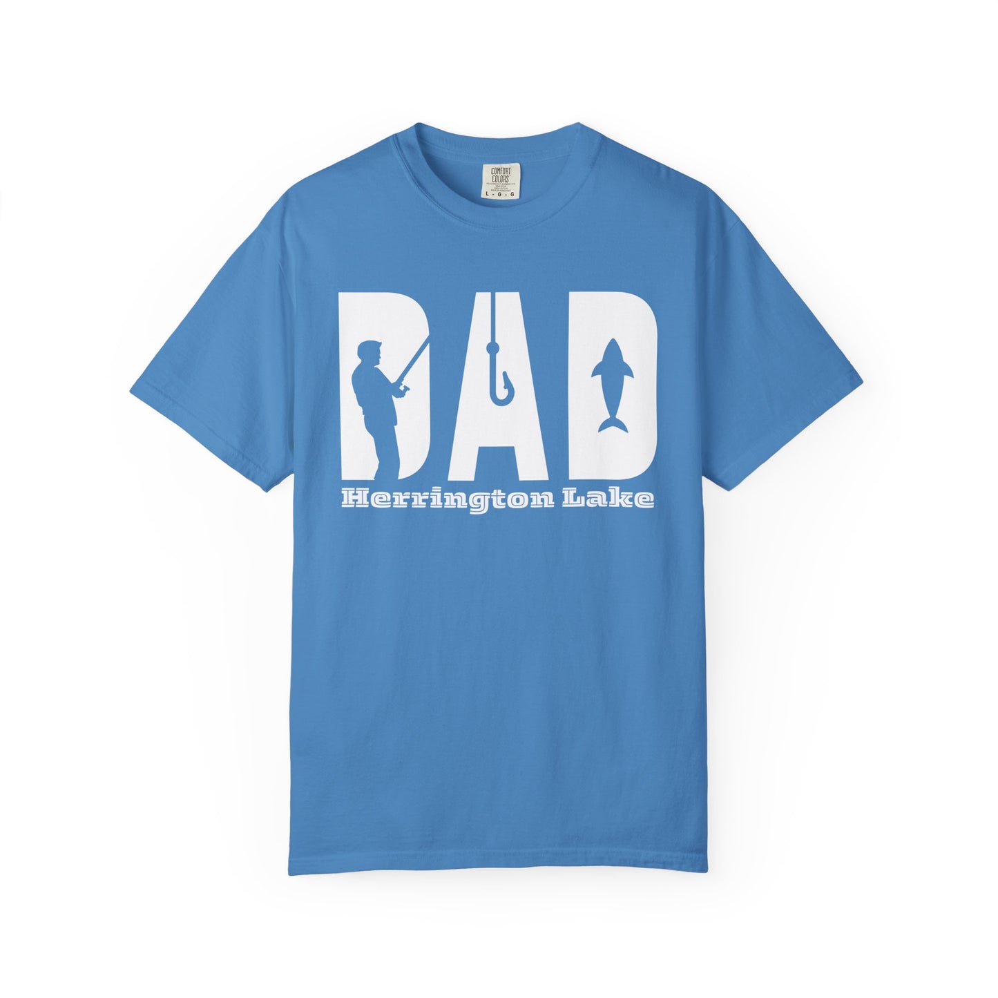 "Dad's Best Fishin Shirt" Premium Garment-Dyed Comfort Colors TShirt