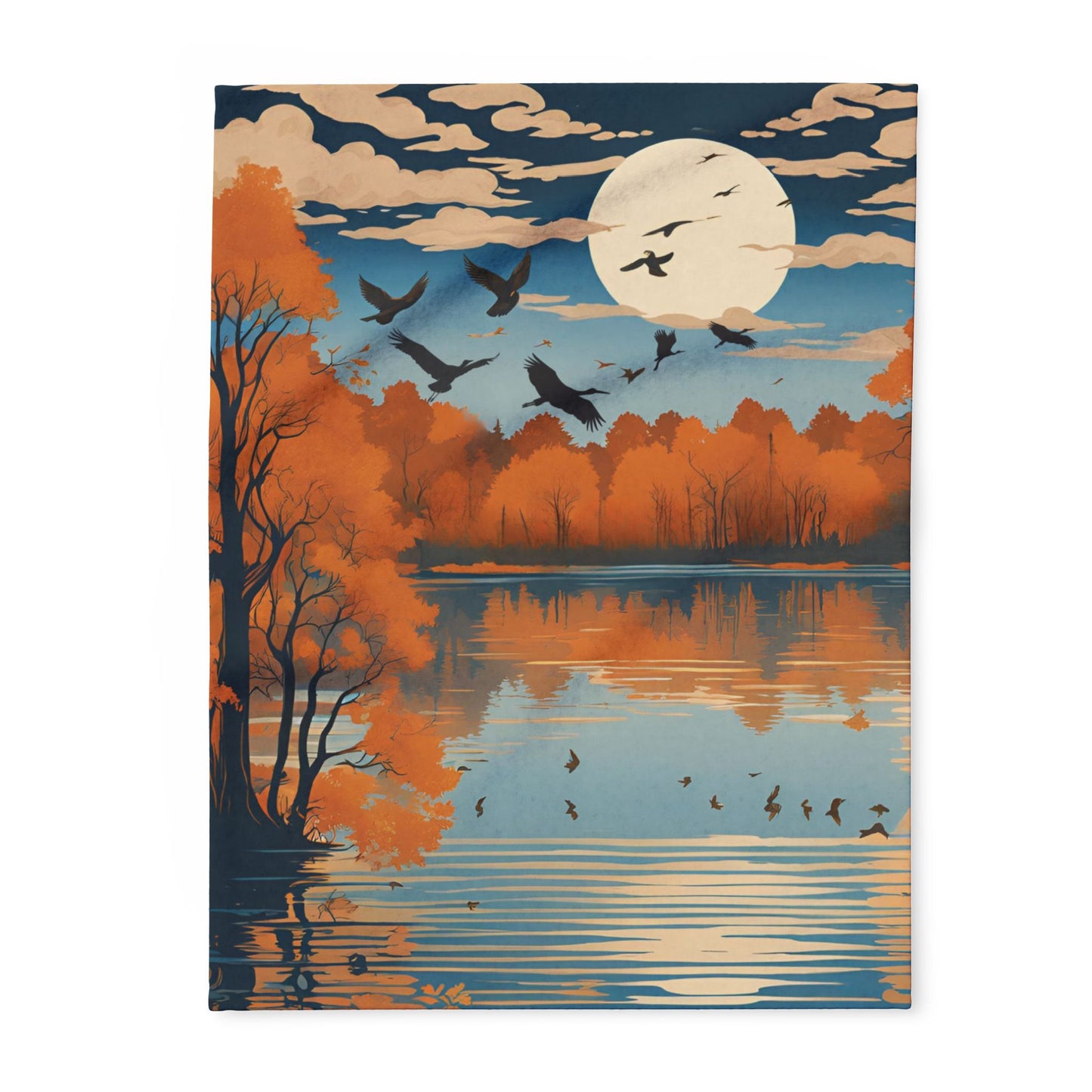 The Seasons: Herrington in Fall Arctic Fleece Blanket