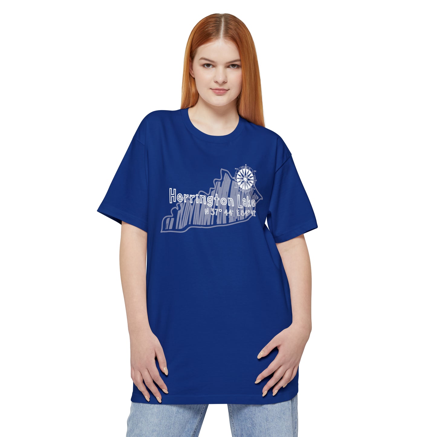 Herrington Lake Cabin Sketch Tall Hanes Beefy-T® T-Shirt