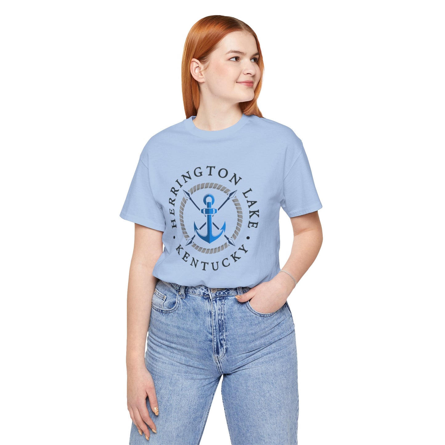 Herrington Lake Nautical Collection Anchor Jersey Knit Tee