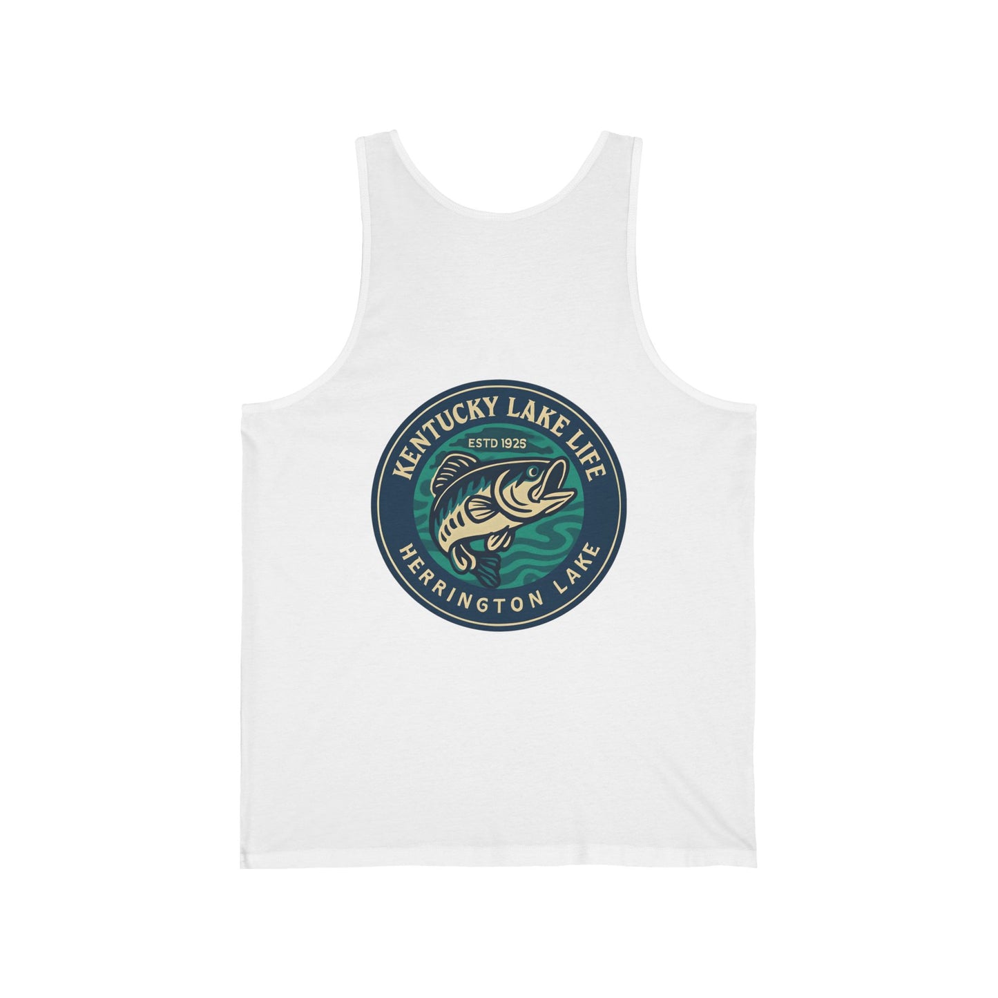 Herrington Lake Heritage Double-Side Printed Unisex Jersey Knit Cotton Tank