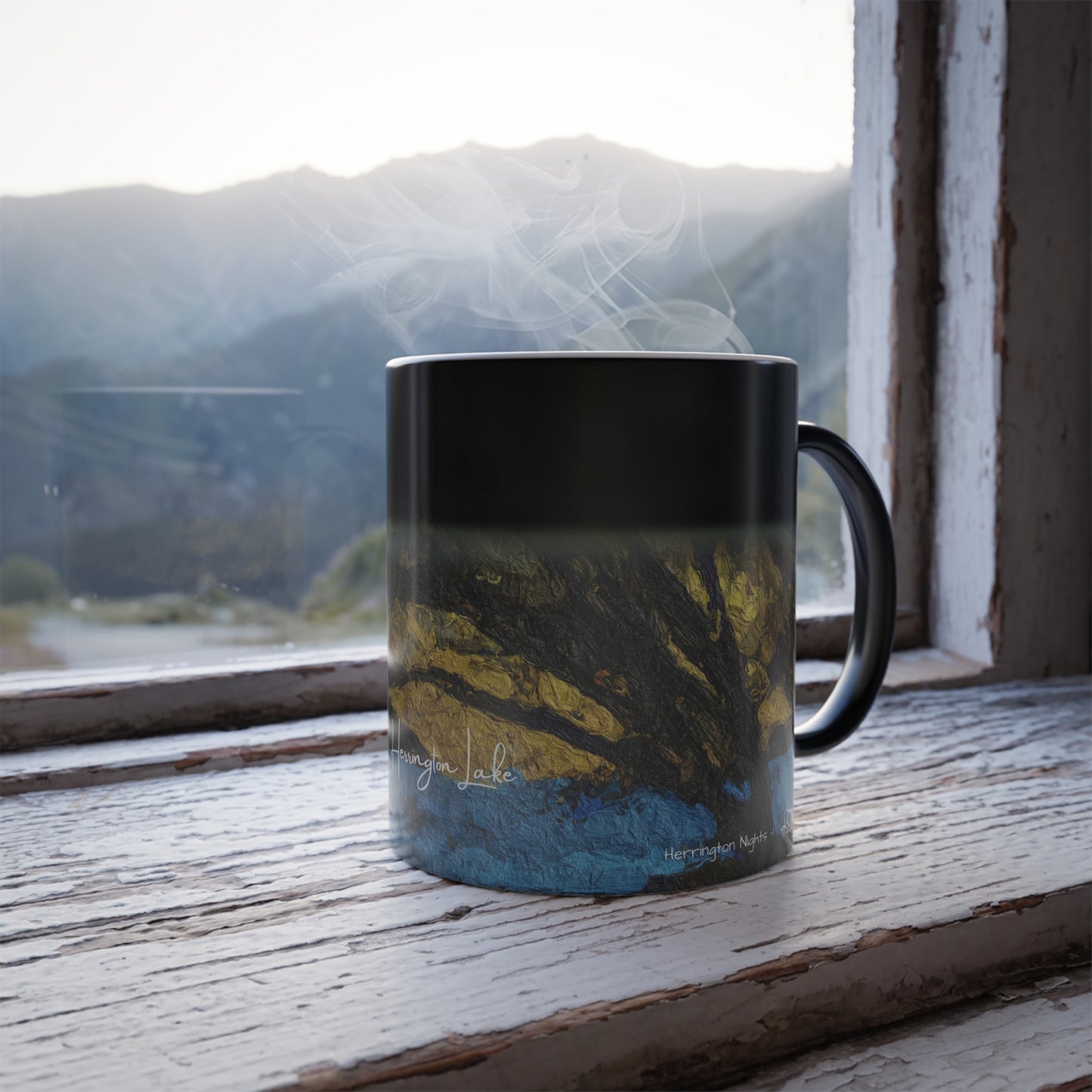"Herrington Nights - 1" Color Morphing Mug, 11oz