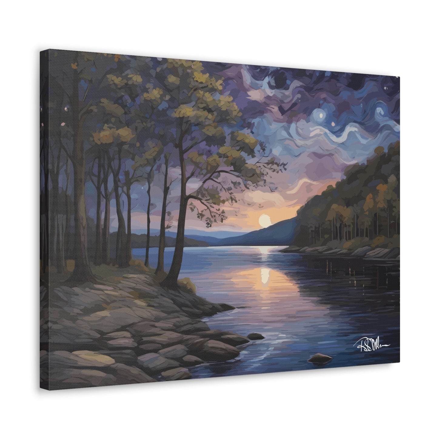"The Coming of Night" Canvas Gallery Wrap