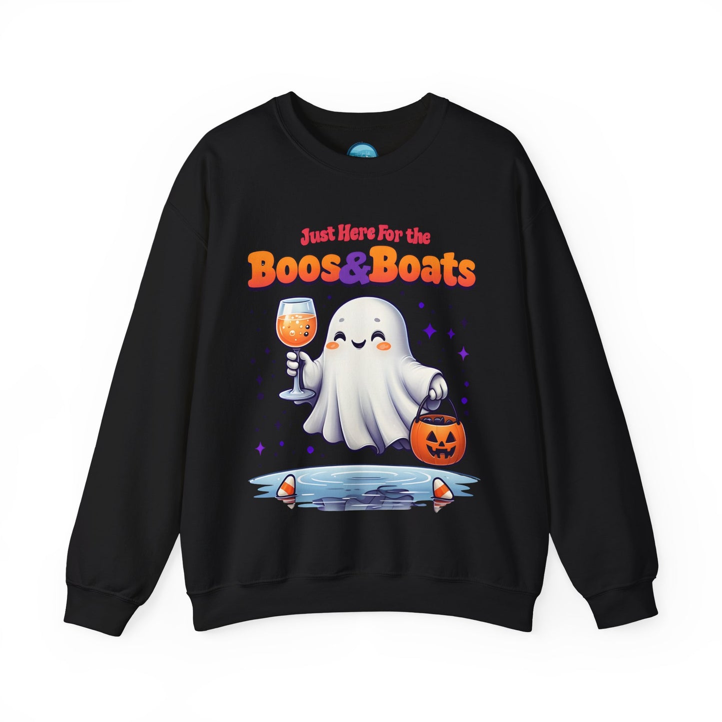 "Just Here For The Booze & Boats" Heavy Blend™ Crewneck Sweatshirt
