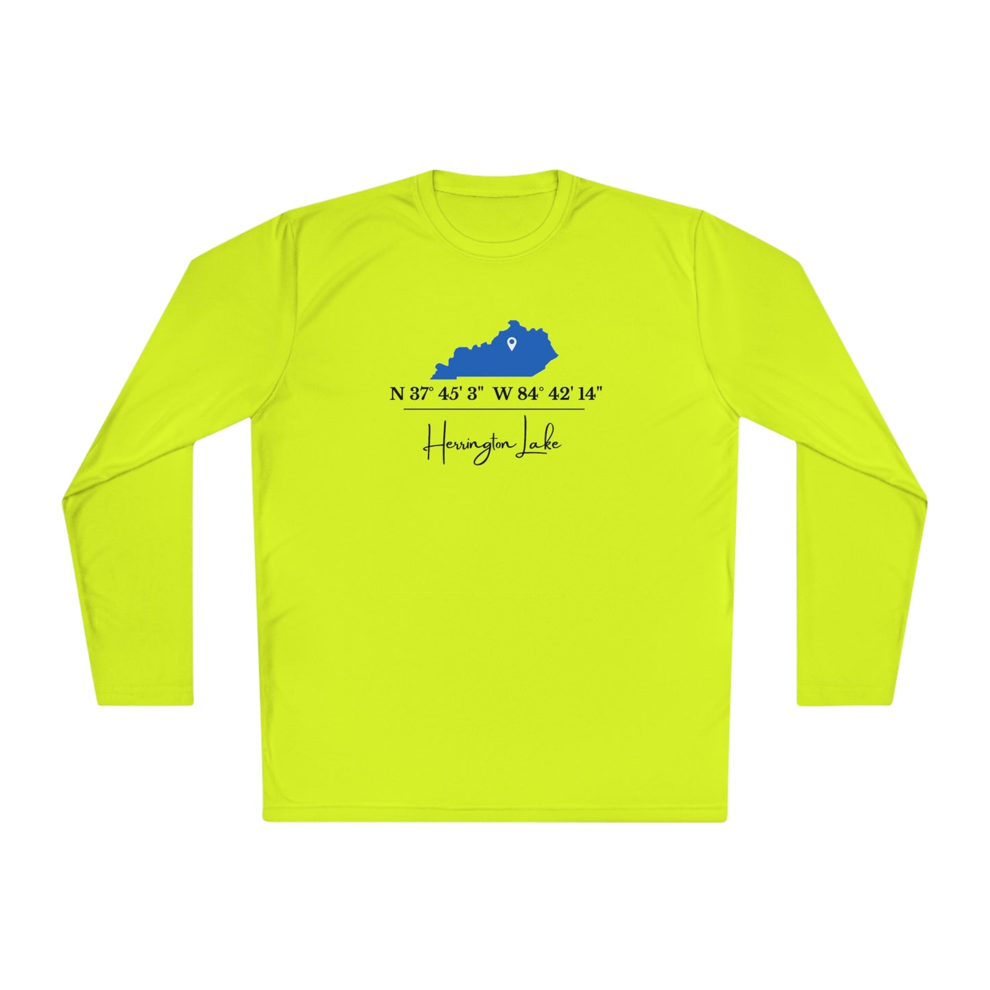 Herrington Lake Coordinates Unisex Lightweight 40 UPF Activewear Long Sleeve Tee