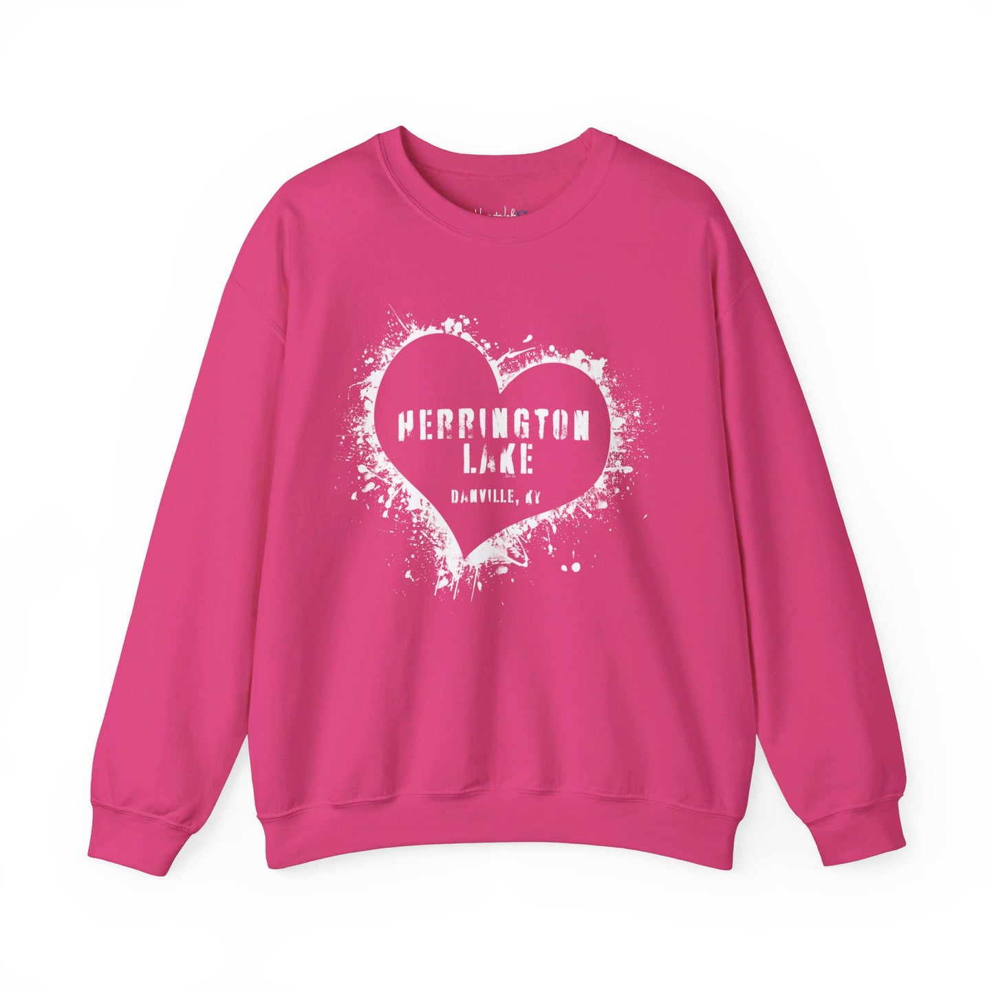 Herrington Lake Heart & Hometown Unisex Heavy Blend™ Crewneck Sweatshirt (Danville, KY)
