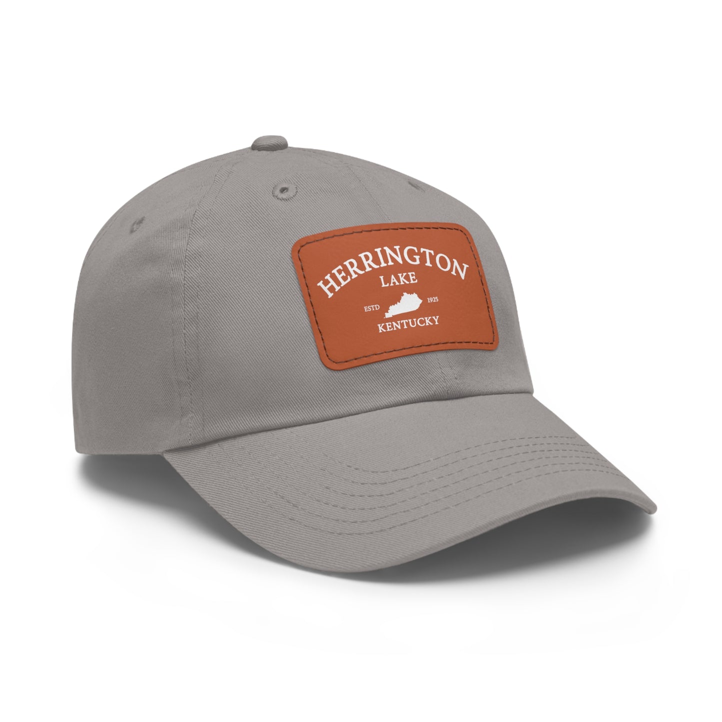 "Simply Herrington" Collection Dad Hat with Leather Patch