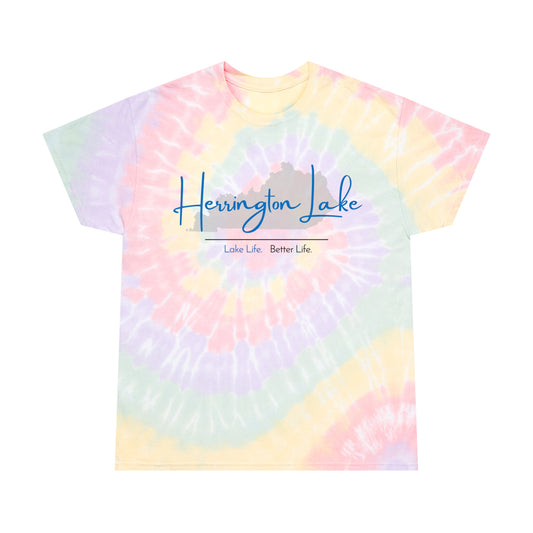 Herrington Lake Signature Logo Tie-Dye Tee, Spiral