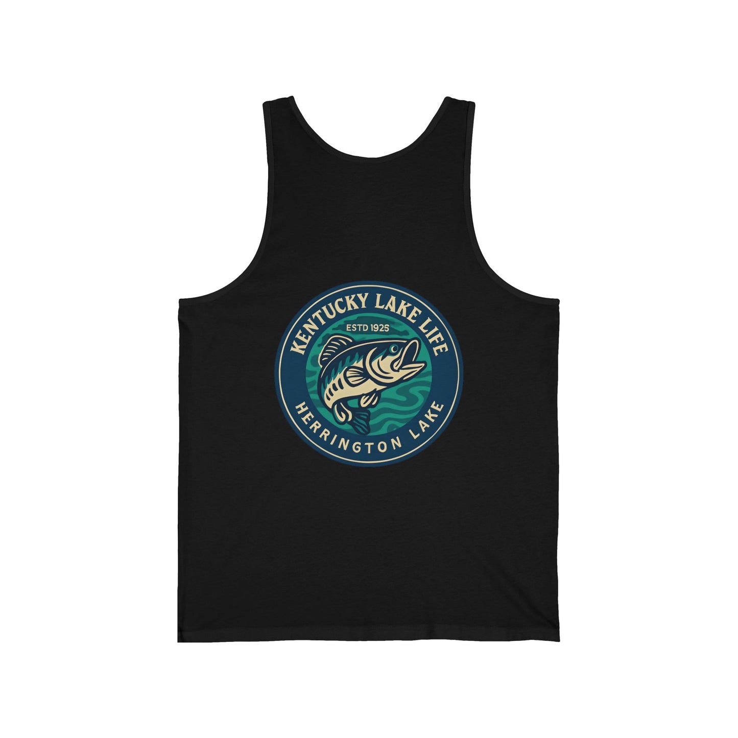 Herrington Lake Heritage Double-Side Printed Unisex Jersey Knit Cotton Tank