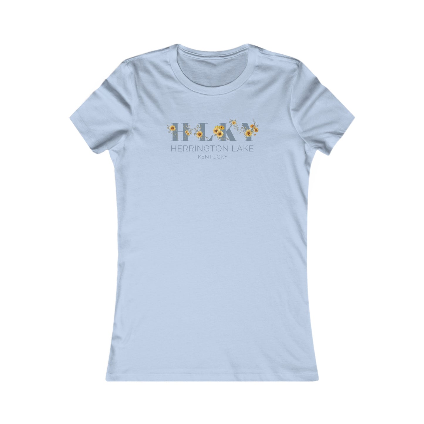 HLKY Collection Sunflowers Women's Favorite Cotton Tee