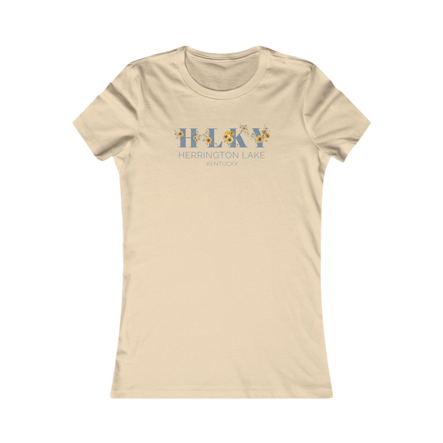 HLKY Collection Sunflowers Women's Favorite Cotton Tee