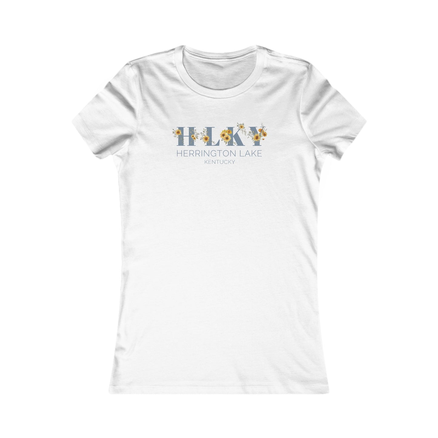 HLKY Collection Sunflowers Women's Favorite Cotton Tee