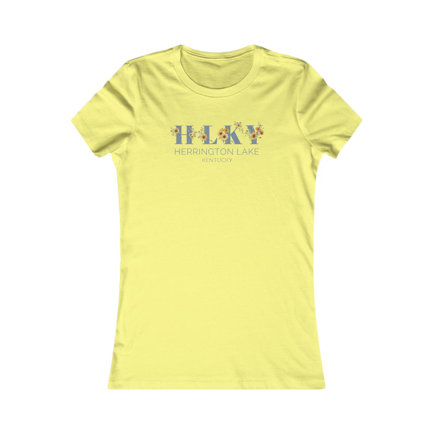 HLKY Collection Sunflowers Women's Favorite Cotton Tee