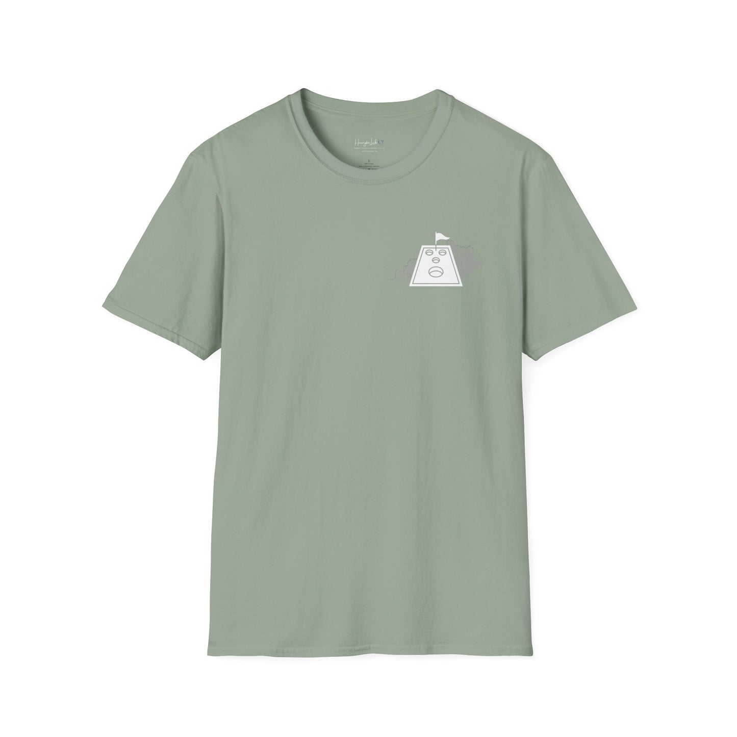 HLKY Cornhole Club Soft Ringspun Cotton Double-Sided Tee