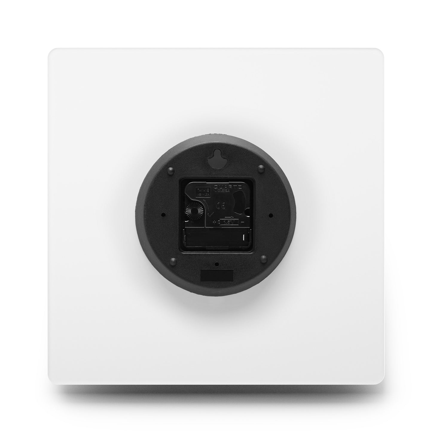 Simply Herrington Acrylic Wall Clock, Round & Square, White