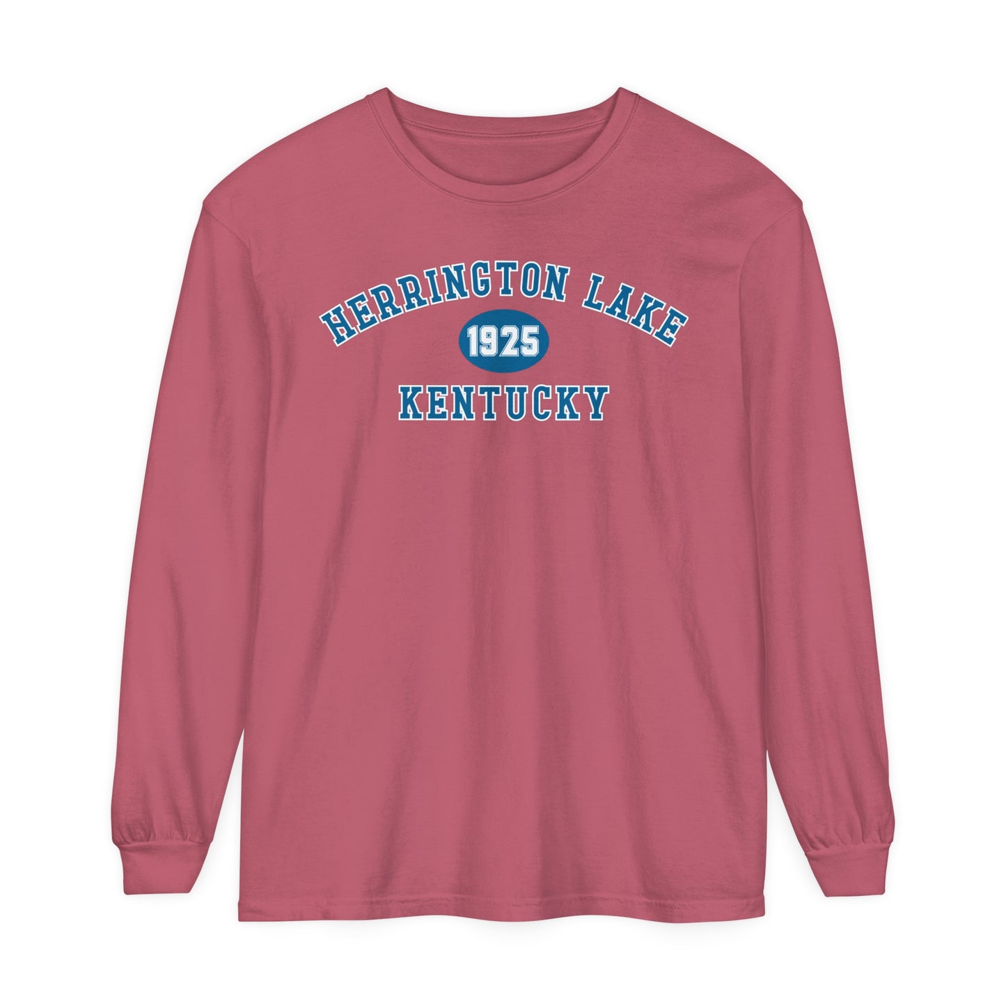 Herrington Lake "Back To School" Collegiate Collection Garment-Dyed Premium Comfort Colors™ Long Sleeve T-Shirt