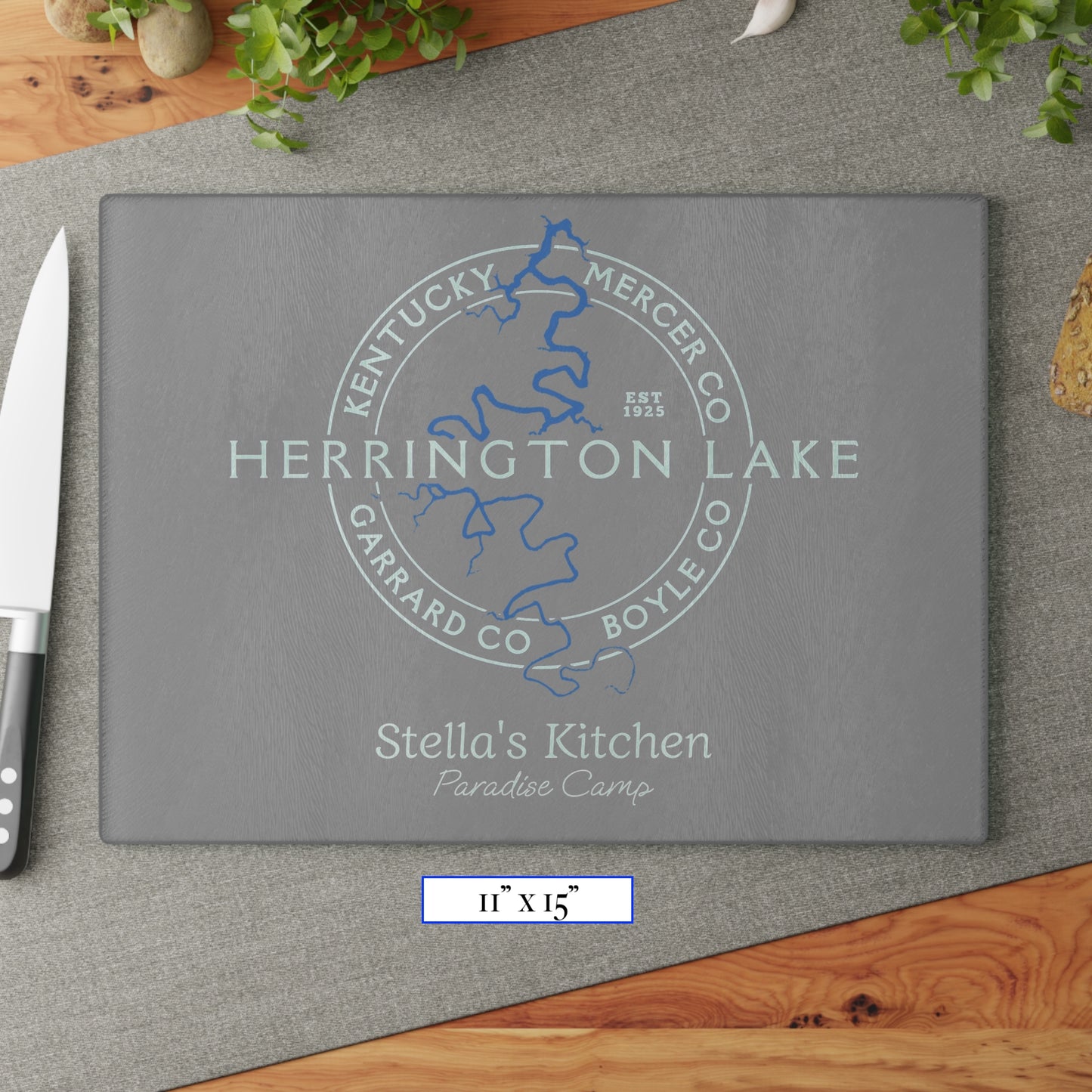 The Personalized Custom "Classic" Collection Glass Cutting Board