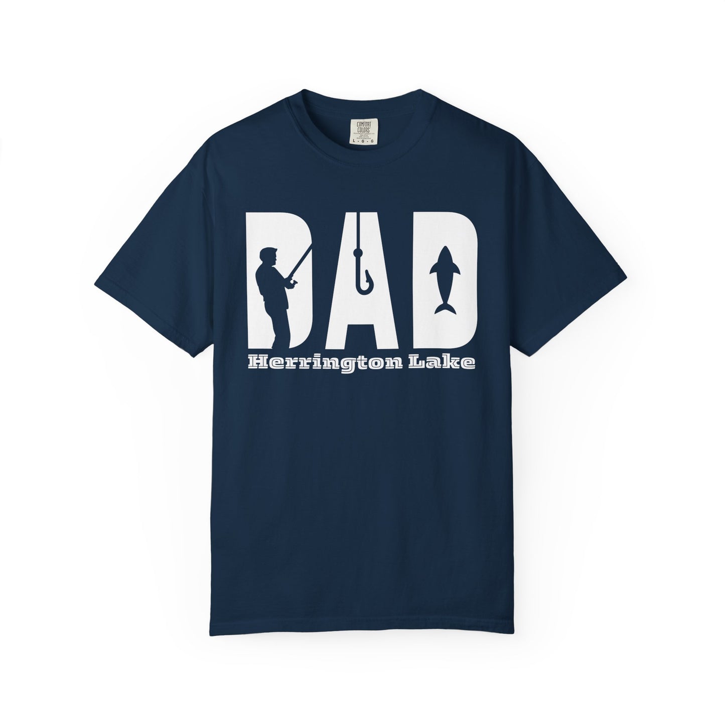 "Dad's Best Fishin Shirt" Premium Garment-Dyed Comfort Colors TShirt