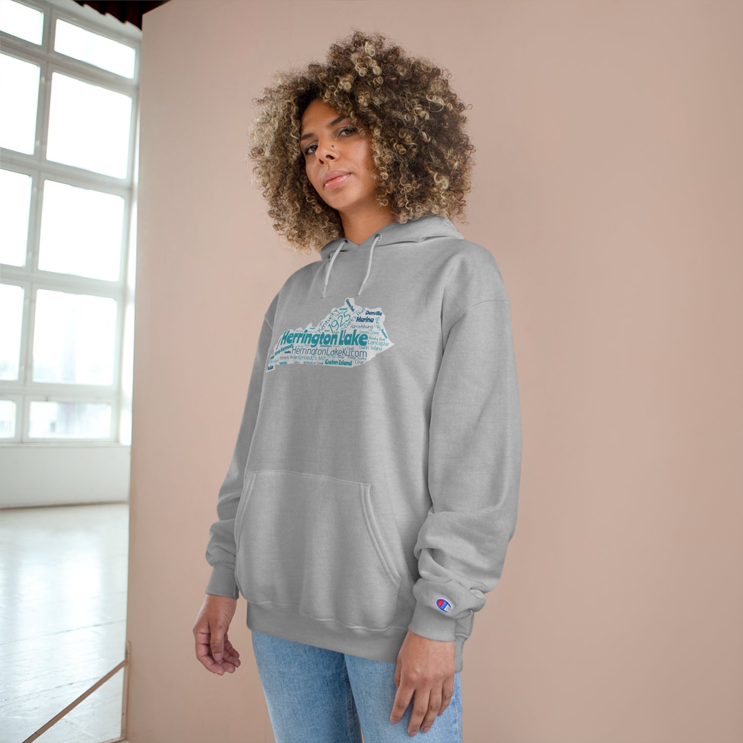 Champion™ Herrington Lake Kentucky WordCloud Hoodie