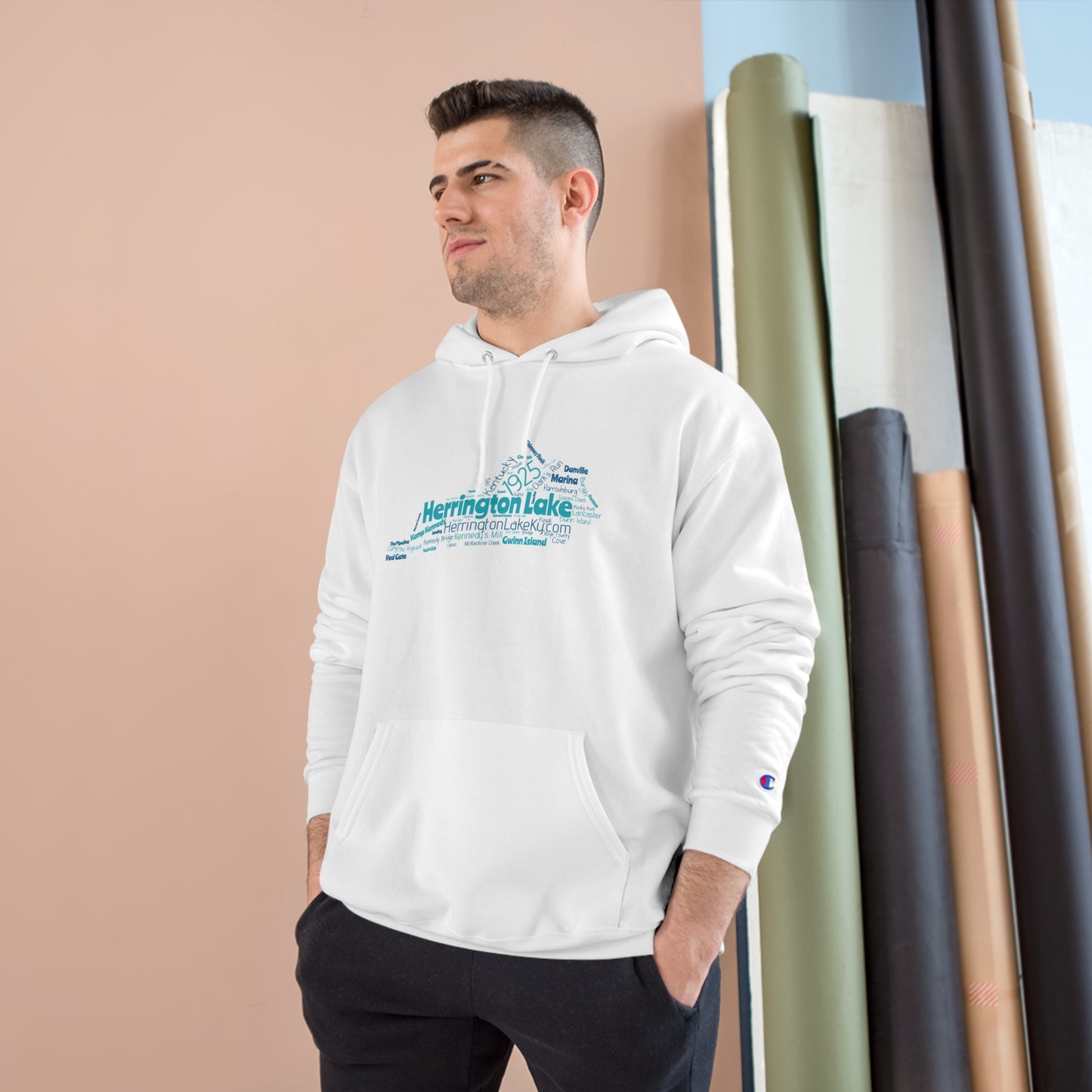 Champion™ Herrington Lake Kentucky WordCloud Hoodie