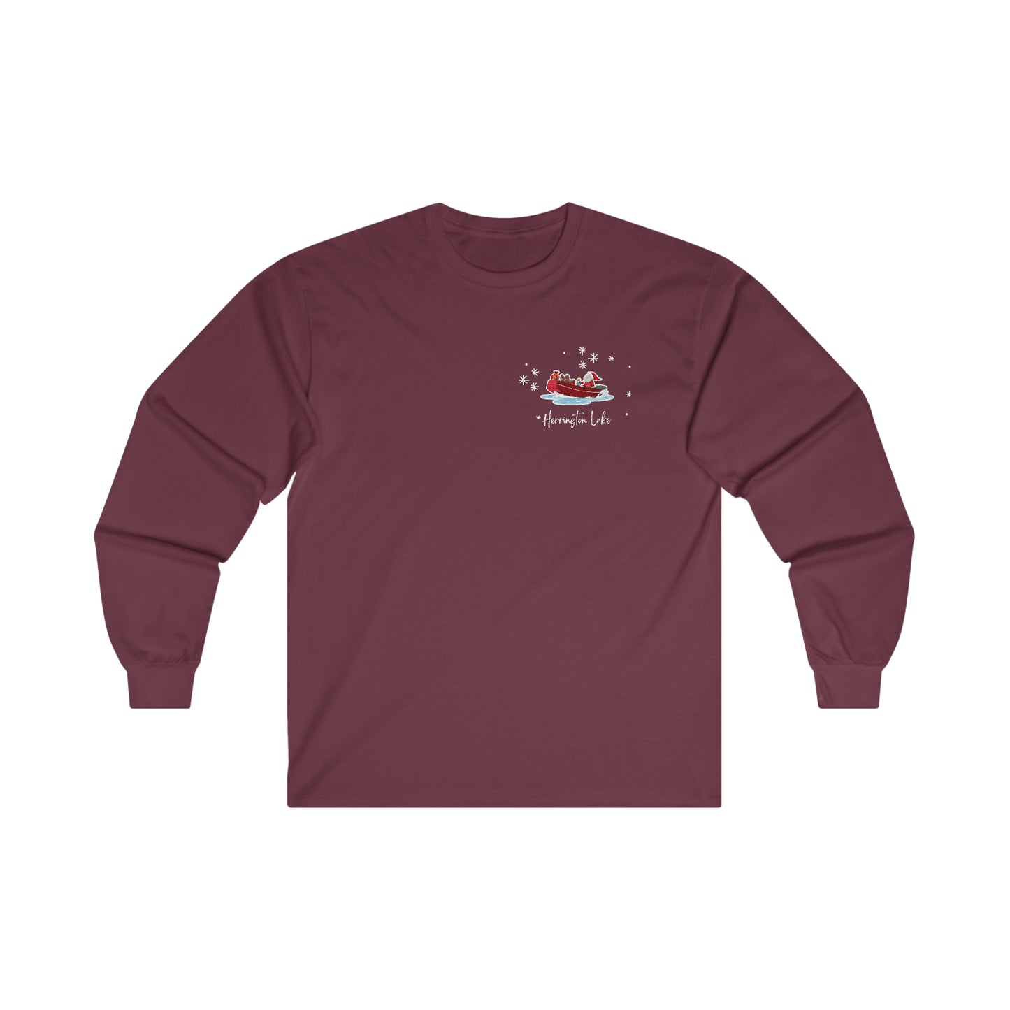 Santa's Boat Driver Ultra Cotton Long Sleeve Tee