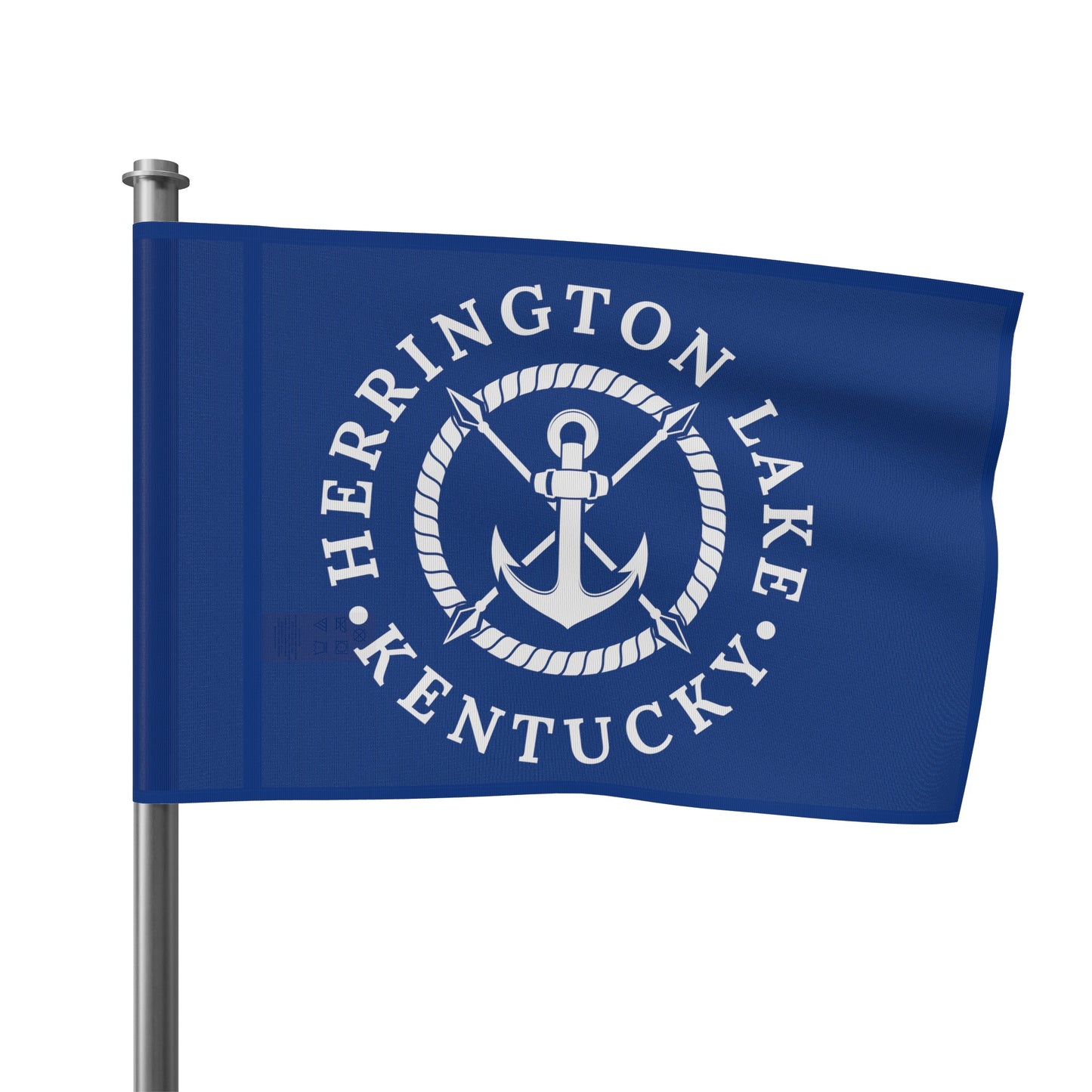 Herrington Lake Nautical Collection Flag - Blue