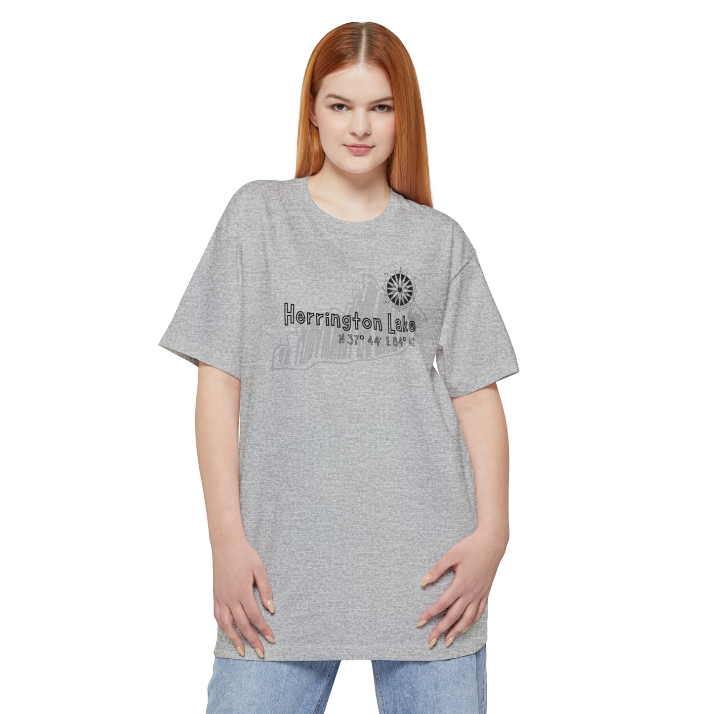 Herrington Lake Cabin Sketch Tall Hanes Beefy-T® T-Shirt