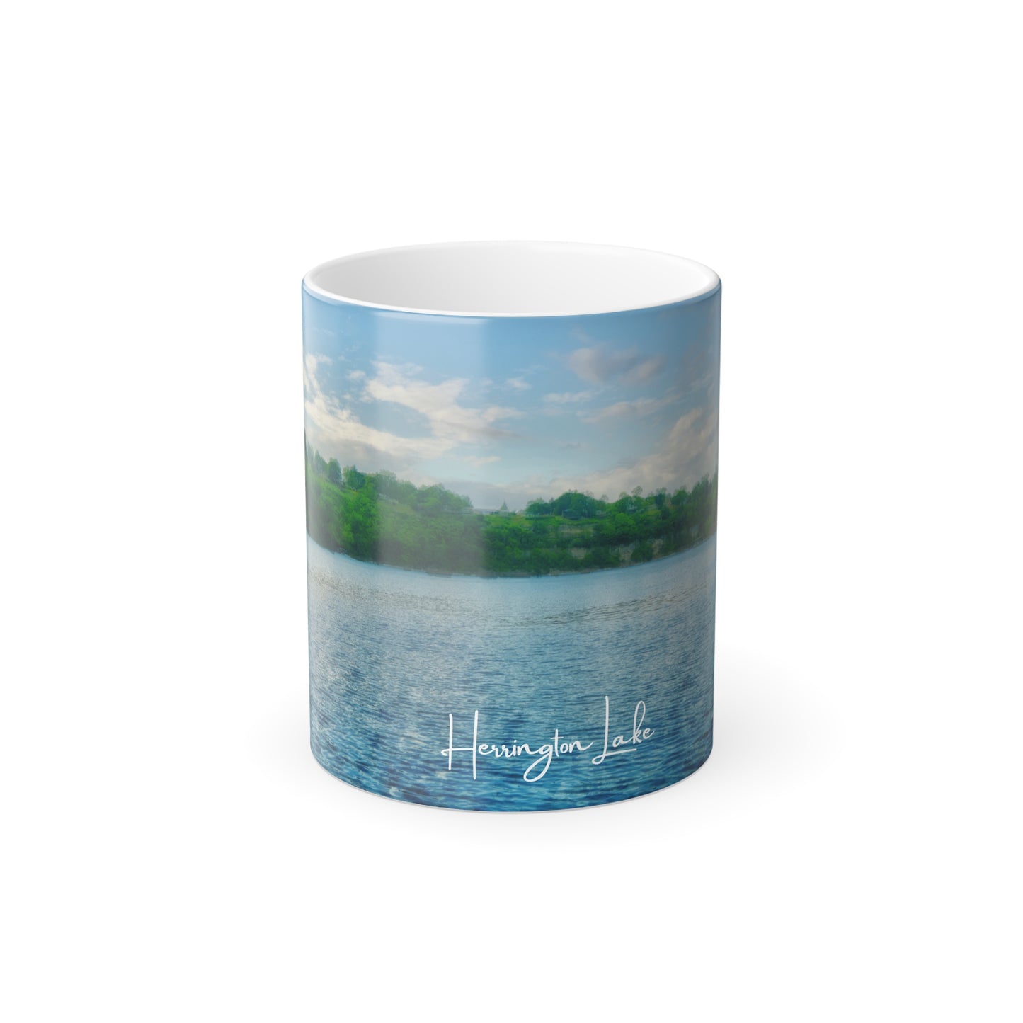 "Herrington LakeScape-1" Color Morphing Mug, 11oz