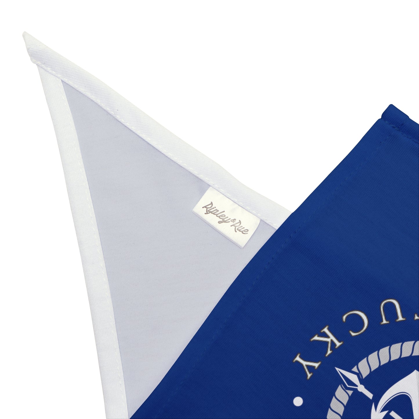Herrington Lake Nautical Pet Bandana, Blue