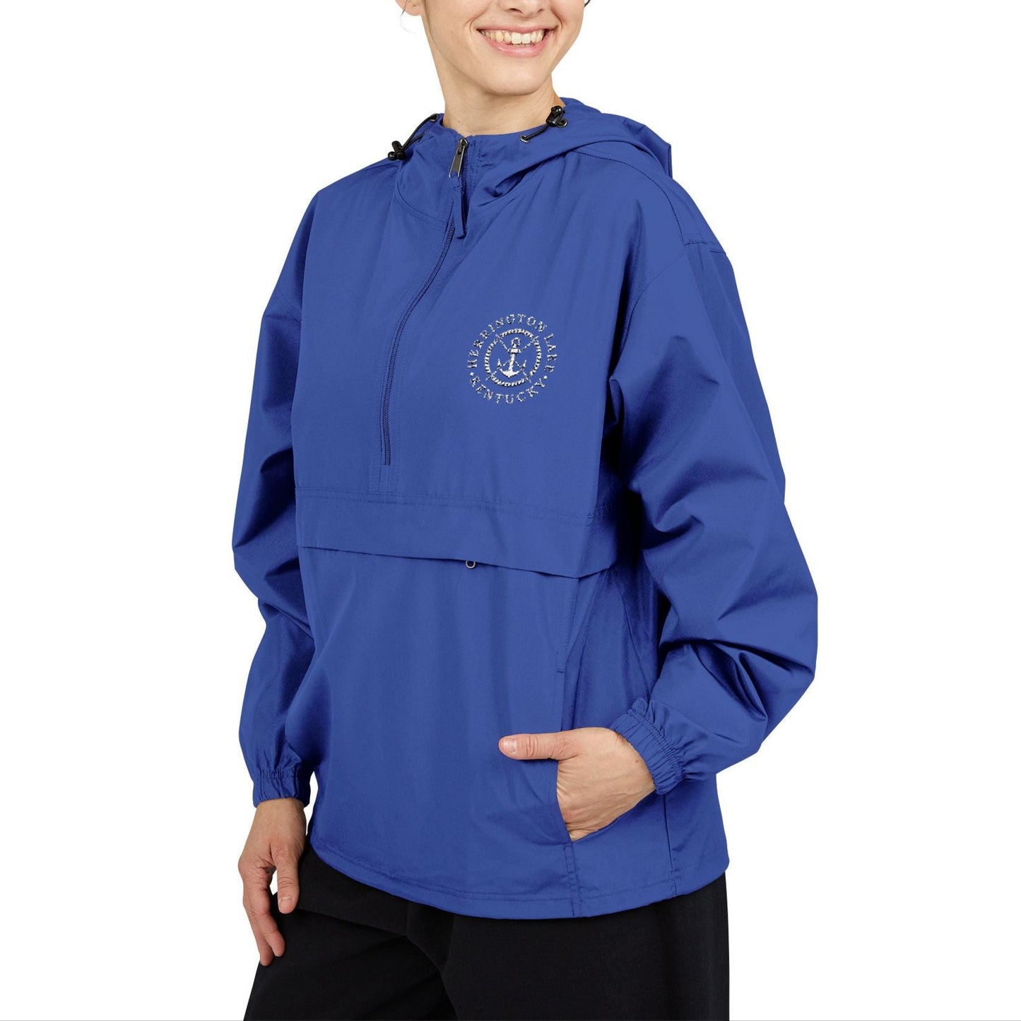 Embroidered Nautical Collection Champion® Unisex Packable Anorak Jacket