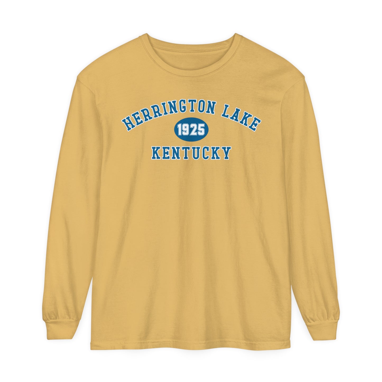 Herrington Lake "Back To School" Collegiate Collection Garment-Dyed Premium Comfort Colors™ Long Sleeve T-Shirt