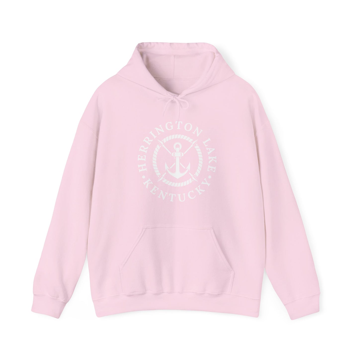 Herrington Lake Nautical Anchor Logo Heavy Blend™ Hoodie