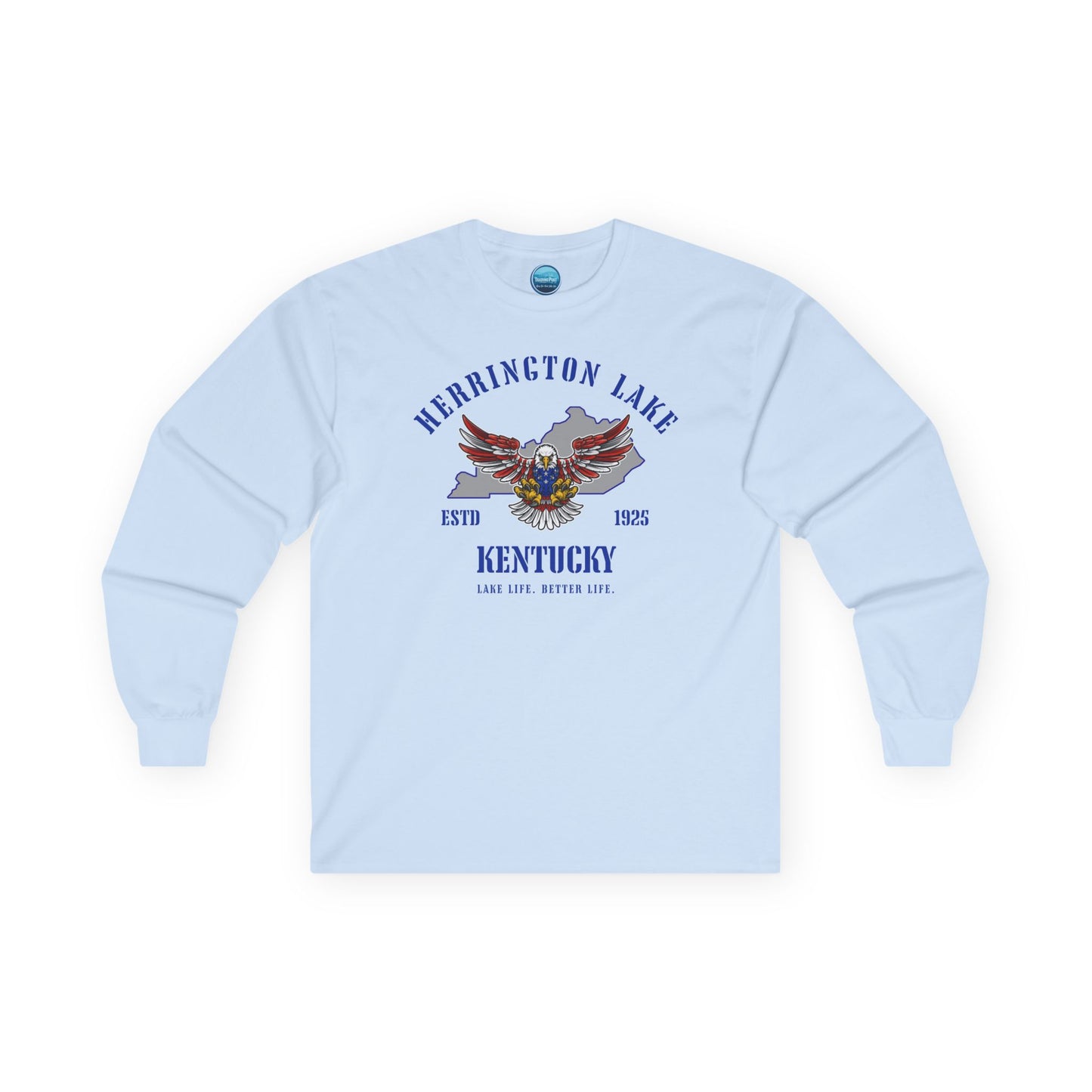 "Screaming Eagle" Herrington Lake Patriots Collection Ultra Cotton Long Sleeve Tee
