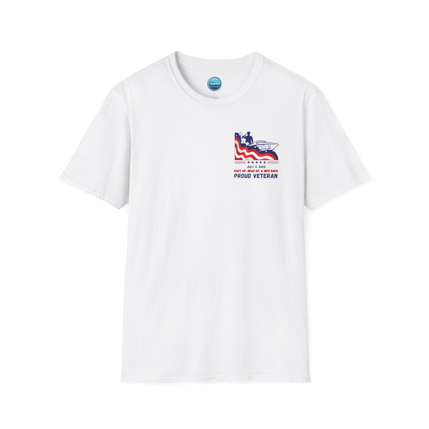 VETERANS 2025 Roger's Raft-Up for Camp Nelson Honor Guard 100% Ringspun Cotton UNISEX Double-Sided Tee